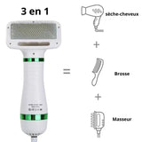 PET GROOMING DRYER - Brosse Sèche-Cheveux pour chien, Multifonctionnelle 3 en 1 - PitouDoux