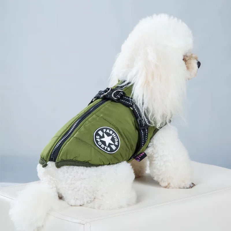 Manteau pour chien, avec harnais intégré - DOGPARKAS™ - PitouDoux