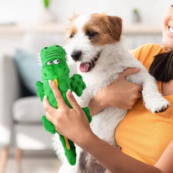 Croco-Câlin™ – Le Jouet resistant et Rigolo pour Votre Toutou I Chien - PitouDoux