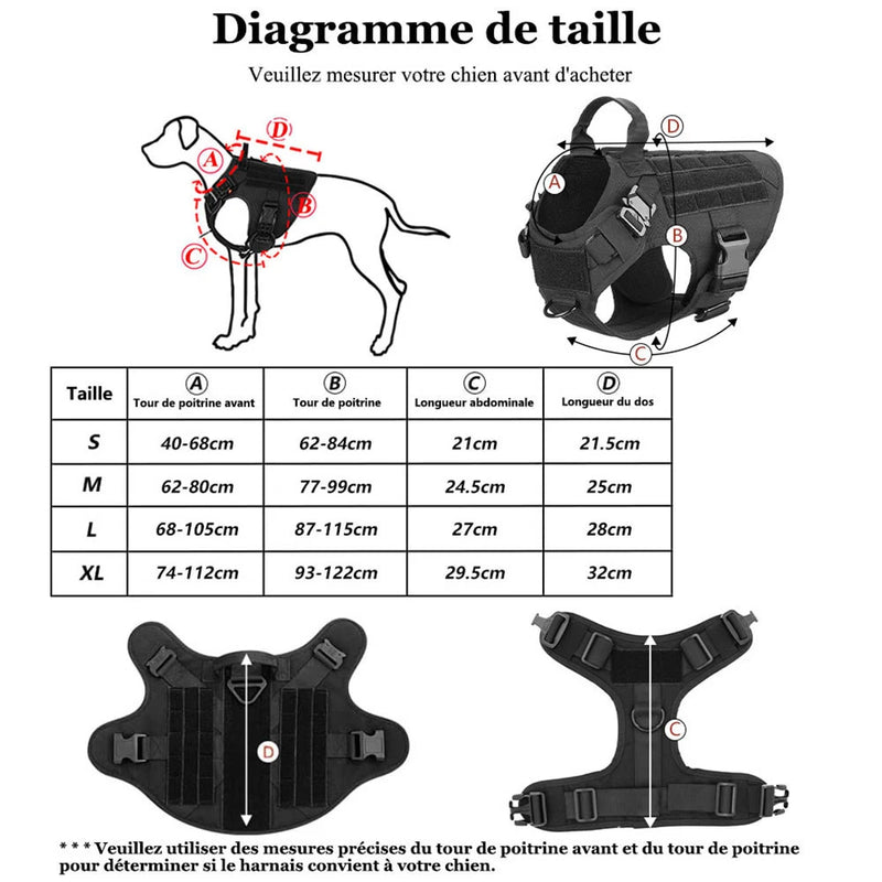 Harnais Laisse Chien: La Solution Ultime pour le Confort et la Sécurité de Votre Compagnon TACK9 - PitouDoux