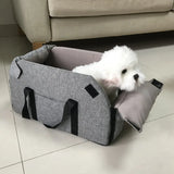 Siège de voiture pour Petit CHien, Sac à main pour Animaux de Compagnie (jusqu'à 5.4 kg) I PET LOVELY - PitouDoux