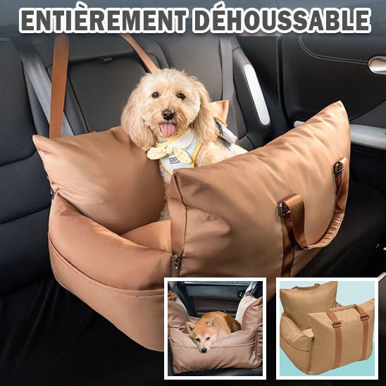 CARBAG™ 3 en1 Sac à mais coussin pour chien, Matelas de voiture, voyage - PitouDoux