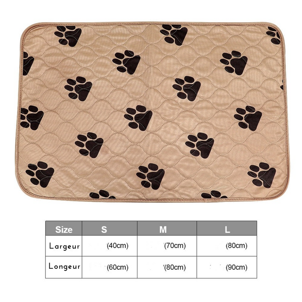 MALL-PET : Tapis d'urine imperméable lavable multiusage pour chien. - PitouDoux