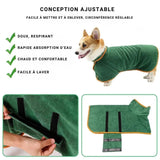 DRESS™ Peignoir ULTRA - Absorbant pour Chiens, Haute qualité | Dress™ - PitouDoux