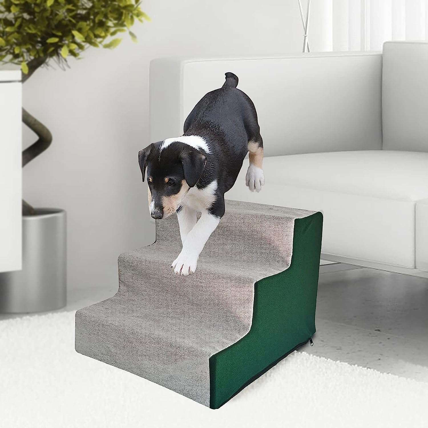 EASYSTAIR – rampe à 3 marches pour animaux de compagnie, pour petit chien. - PitouDoux