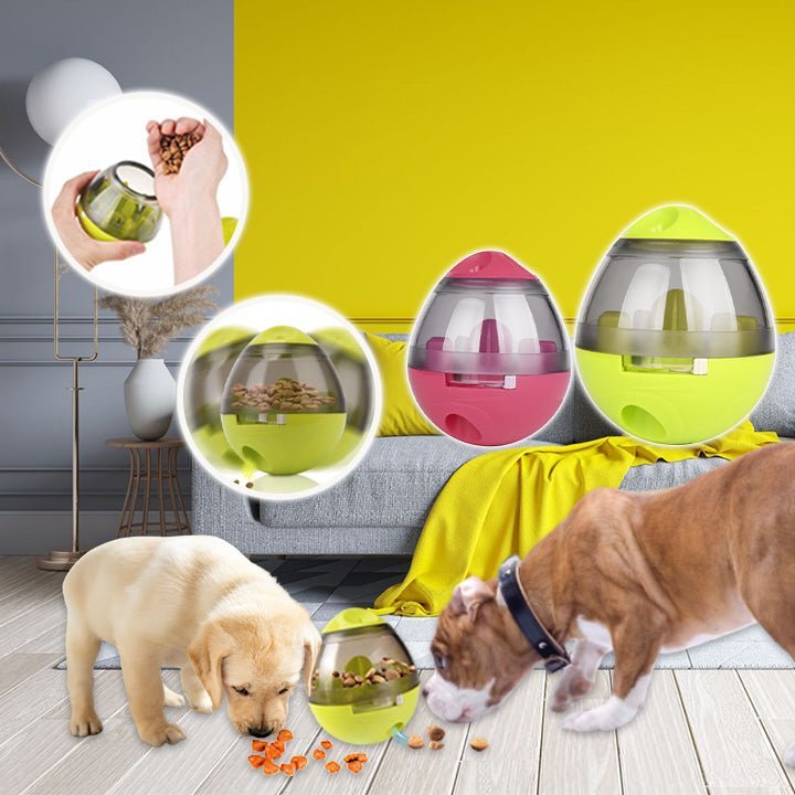 EATING SPORT - Balle interactive pour chiens, bol de rajeunissement, distributeur de nourriture pour chiens, - PitouDoux