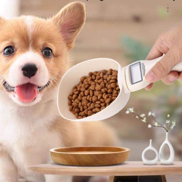 ECOSPOON Balance alimentaire électronique 3 en 1 pour animaux de compagnie - PitouDoux