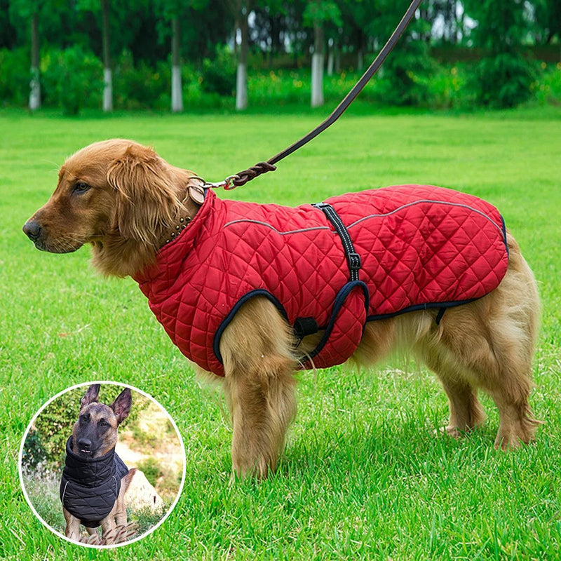 MEGAPARKAS™ : Manteau imperméable, chaud, réfléchissant, pour grand chien, hiver. - PitouDoux