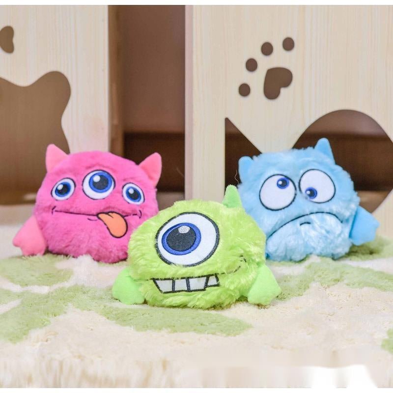 Monster Toys - Jouet interactif balle en peluche pour chien. - PitouDoux