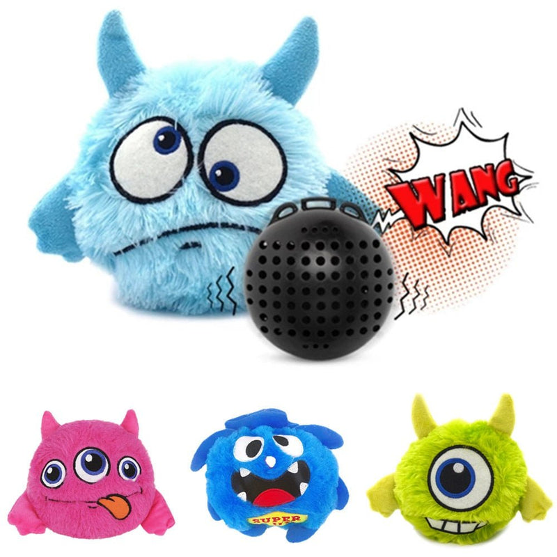 Monster Toys - Jouet interactif balle en peluche pour chien. - PitouDoux