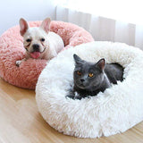 PLUSHBED™ - Lit rond ultra doux anti-anxiété pour chien et Chat. - PitouDoux