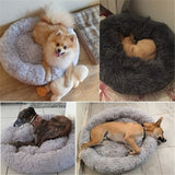 PLUSHBED™ - Lit rond ultra doux anti - anxiété pour chien et Chat. - PitouDoux