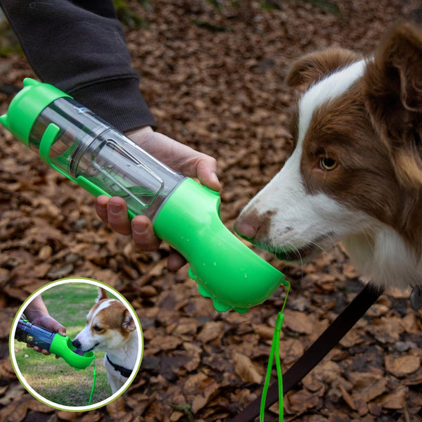 POLYWATER-Gourde d'eau, 3 en 1 pour Chien. - PitouDoux