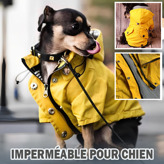 Manteau ajustable Imperméable pour Animaux de Compagnie - WINJACKET™ - PitouDoux