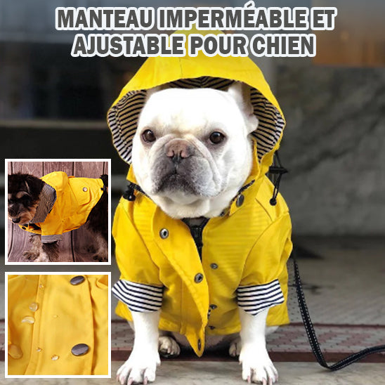 Manteau ajustable Imperméable pour Animaux de Compagnie - WINJACKET™ - PitouDoux