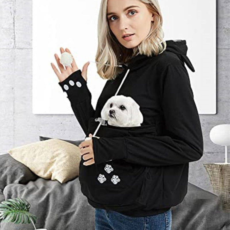 SWEATCALIN™- Pull à capuche, pour amoureux des petits chiens et chats - PitouDoux