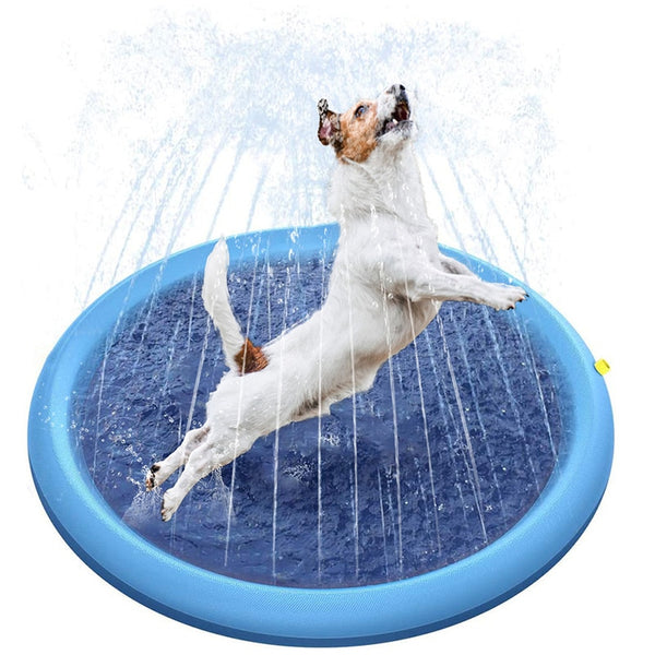 WATERJET- CDDM-Tapis d'arrosage, Gonflable pour animaux de compagnie, fraîche d'été pour chiens