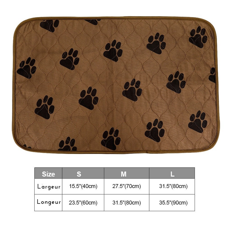 MALL-PET : Tapis d'urine imperméable lavable multiusage pour chien. - PitouDoux