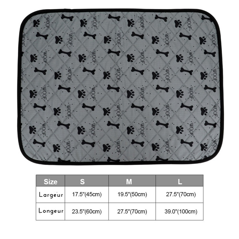 MALL-PET : Tapis d'urine imperméable lavable multiusage pour chien. - PitouDoux