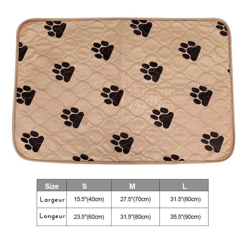 MALL-PET : Tapis d'urine imperméable lavable multiusage pour chien. - PitouDoux